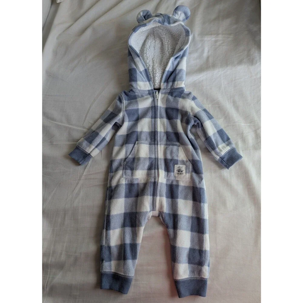 Carter's Hooded Fleece Suit, 3M
